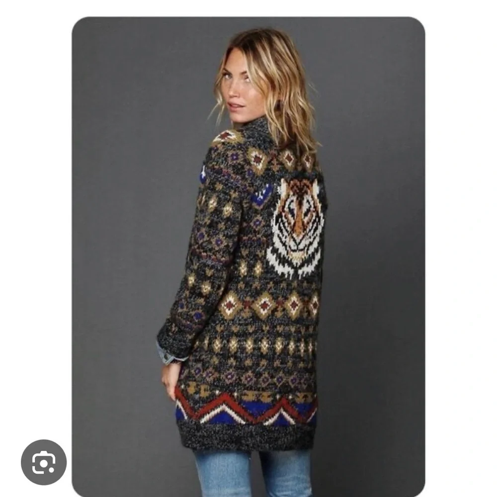 Jackson Rowe Multicolor Patterned Cardigan - Picture 3 of 7